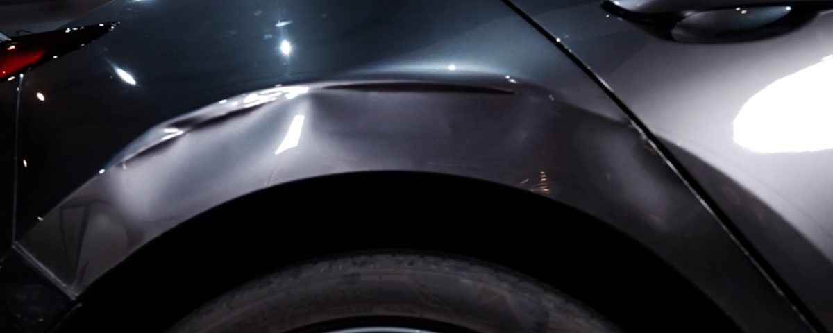 Mazda 3 後葉子板免烤漆凹痕修復