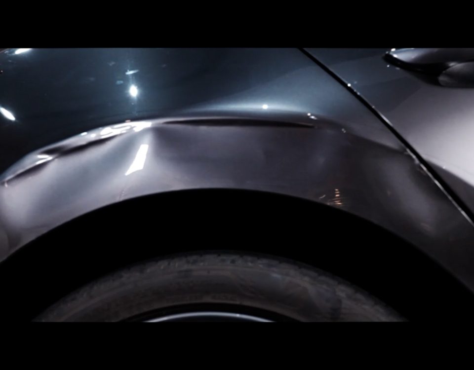 Mazda 3 後葉子板免烤漆凹痕修復