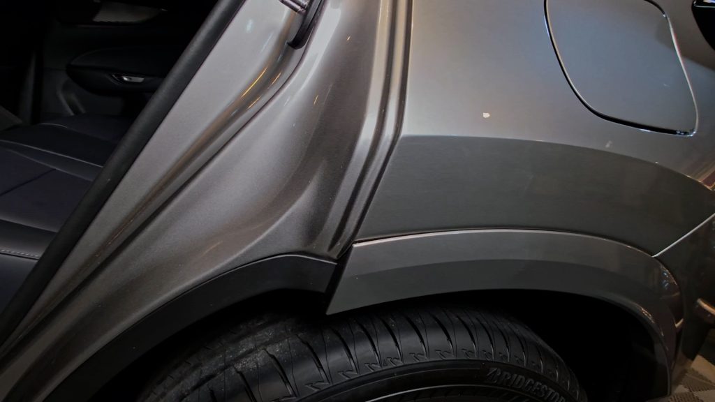 Lexus NX350h 凹痕修復後結果