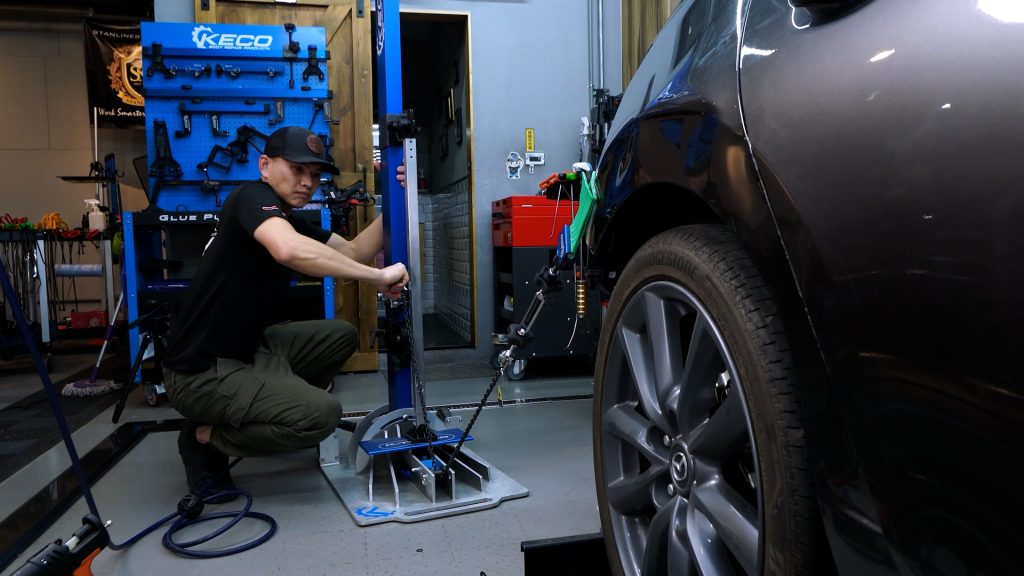 Keco K-Tower製造橫向張力