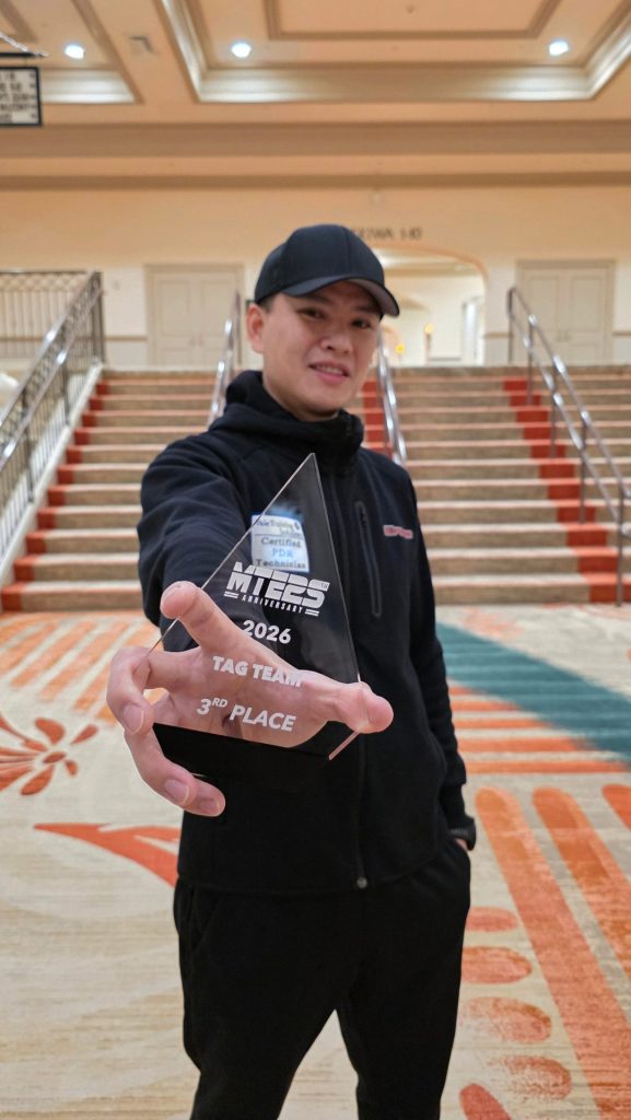 美國MTE比賽獲得世界第三名的成績