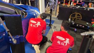 DB EXPO 2026 Tag Team雙人組比賽,修復前葉與B柱上的凹痕